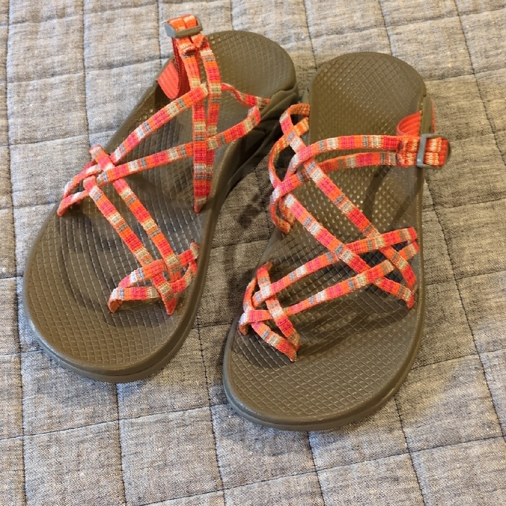Chaco Women's Sandals - Red and Brown